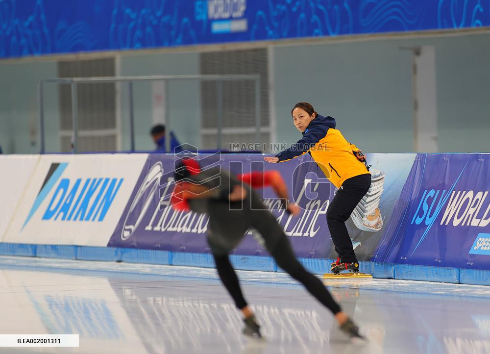 (SP)CHINA-BEIJING-SPEED SKATING-ISU WORLD CUP-DAY 2(CN)