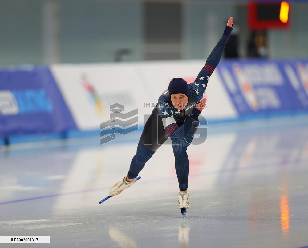 (SP)CHINA-BEIJING-SPEED SKATING-ISU WORLD CUP-DAY 2(CN)