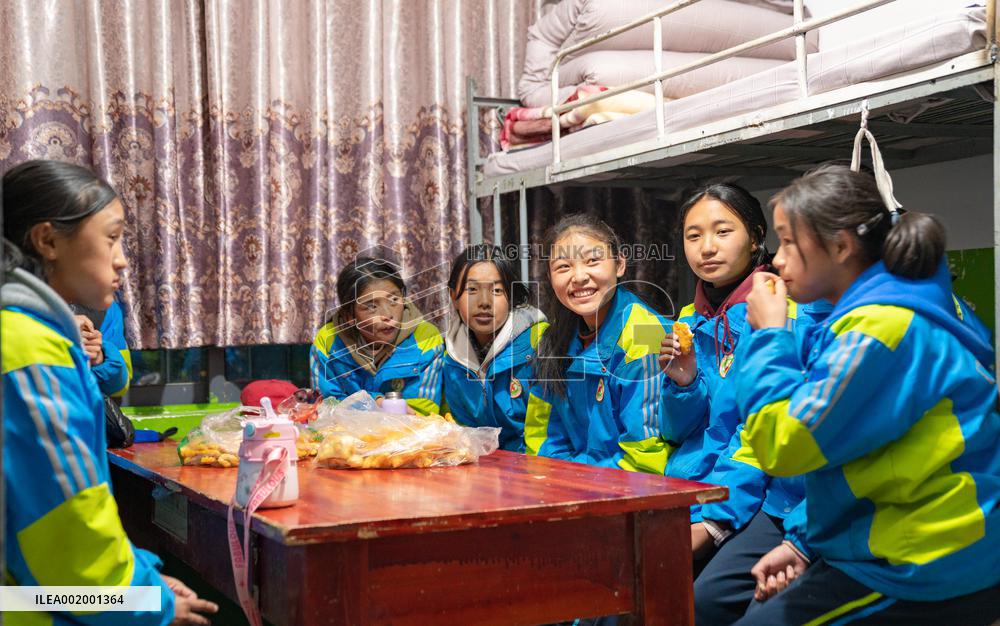 (InTibet)CHINA-XIZANG-DAMXUNG-EDUCATION-SCHOOL LIFE (CN)