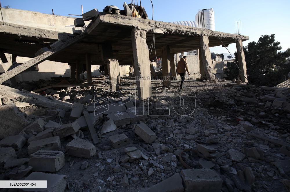 MIDEAST-NABLUS-PALESTINIAN-ISRAELI CONFLICT-RAID-AFTERMATH