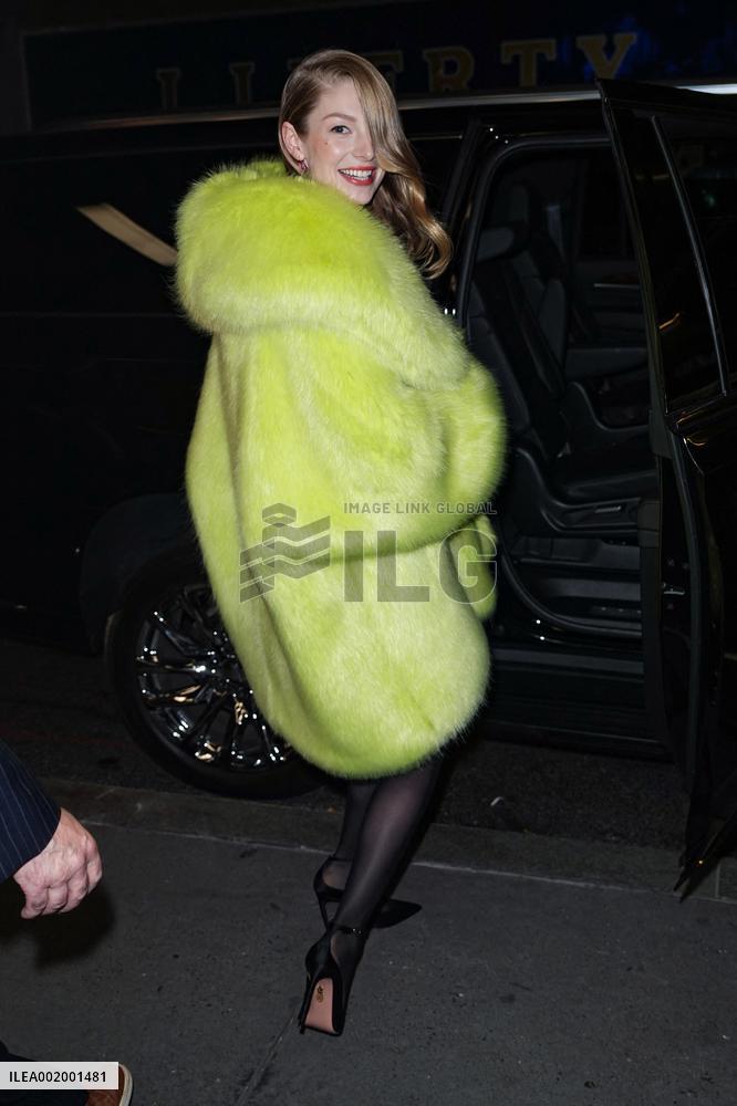 Hunter Schafer Leaving The Tonight Show - NY