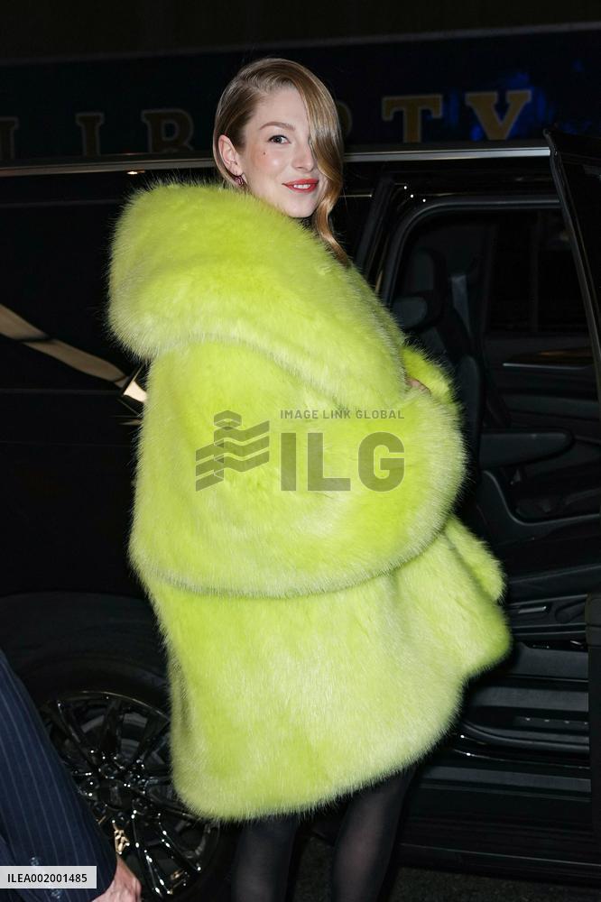 Hunter Schafer Leaving The Tonight Show - NY