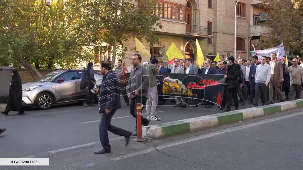 Iranians stage rallies in support of Palestinians in Gaza