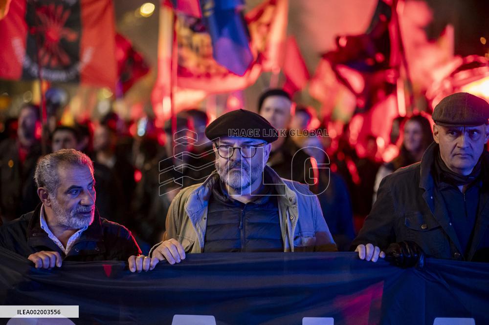 Far-Right Rally Against Controversial Amnesty Deal - Madrid
