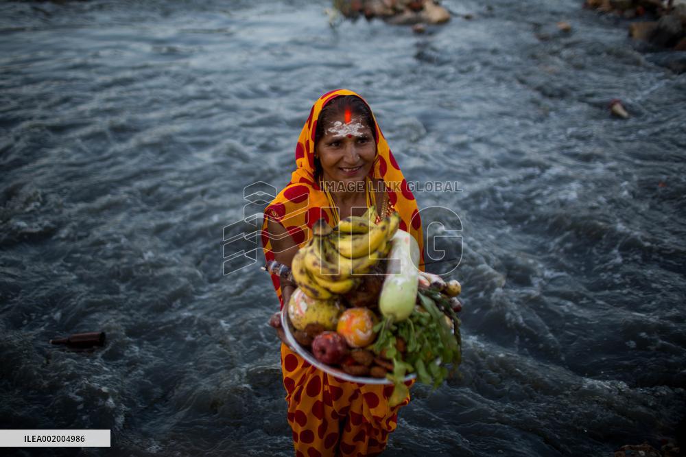 NEPAL-LALITPUR-CHHATH FESTIVAL