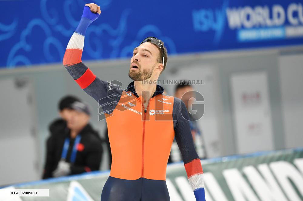 (SP)CHINA-BEIJING-SPEED SKATING-ISU WORLD CUP-DAY 3(CN)