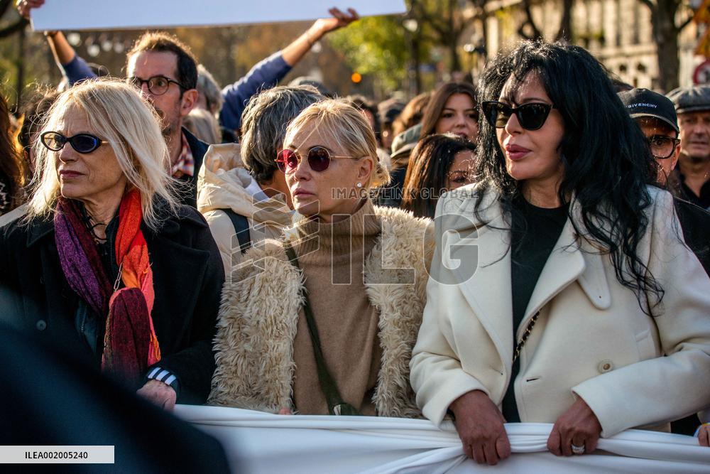 Silent March For Peace - Paris