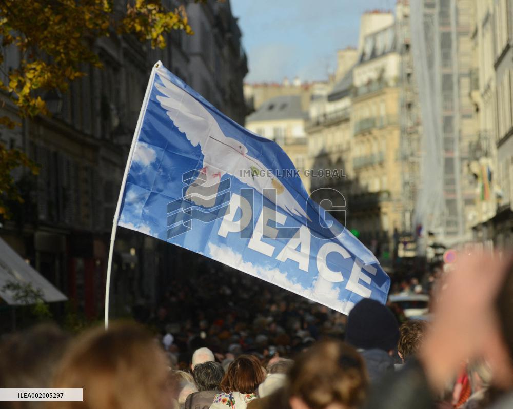 Silent March for Peace - Paris