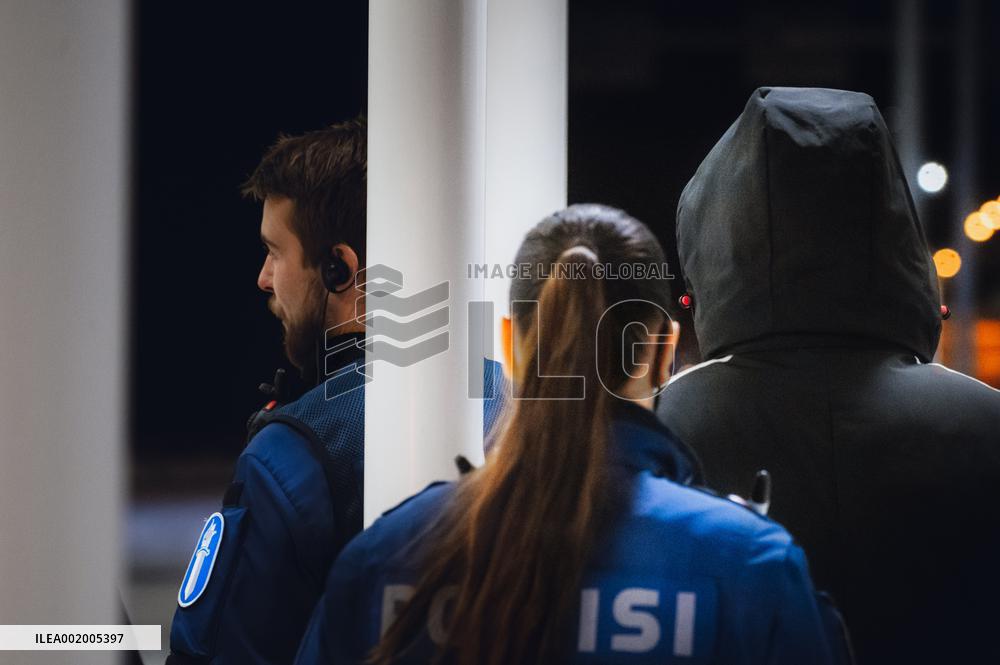 Finland - Russia - Vartius border station - migrants