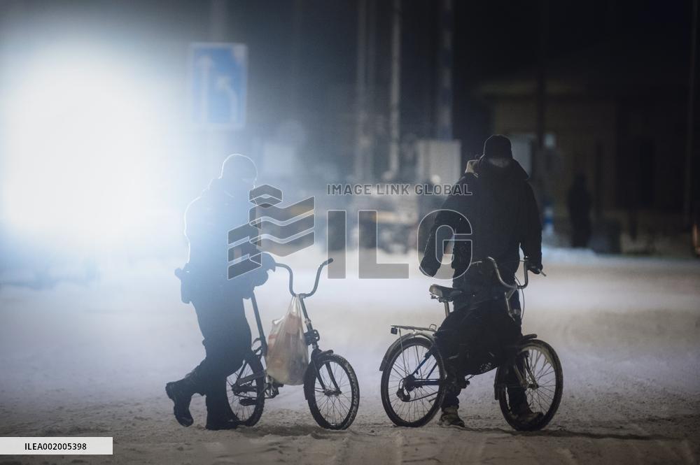 Finland - Russia - Vartius border station - migrants