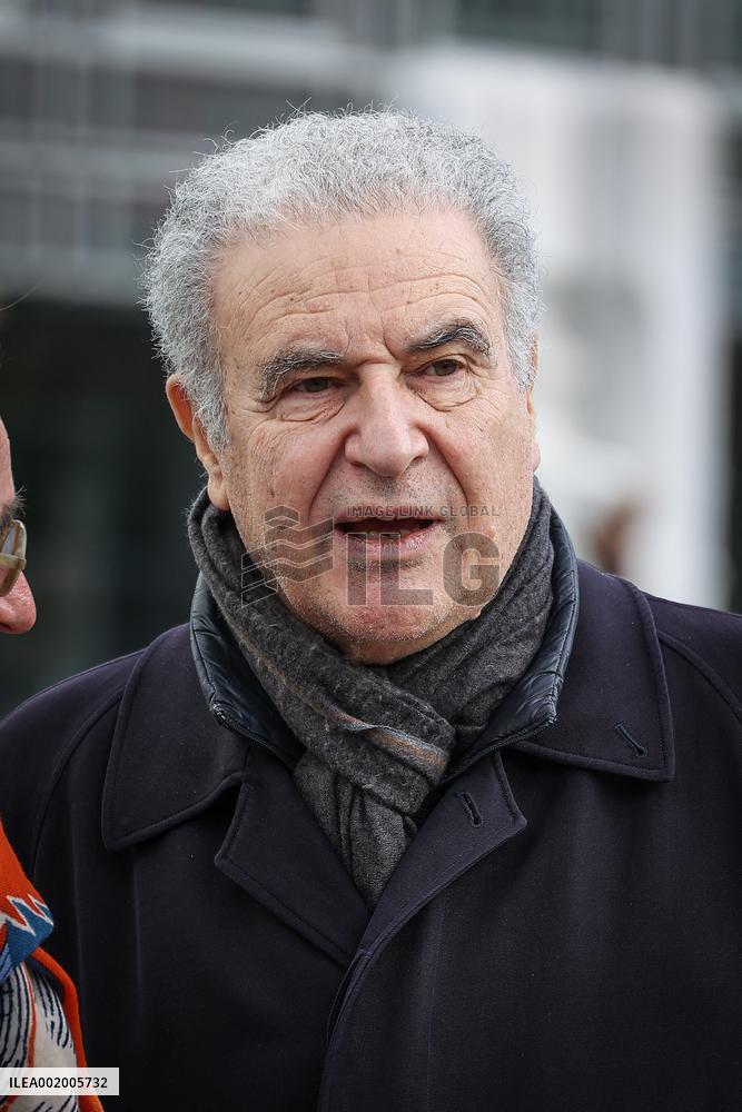 Paris Hosts A Silent March For Peace And Against The War Between Israel And Hamas