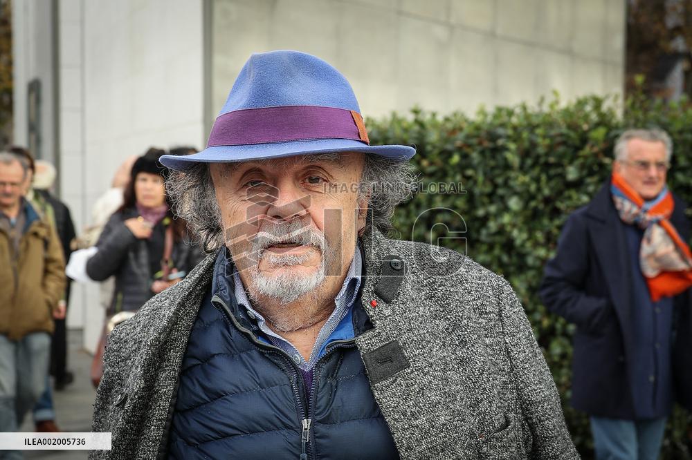 Paris Hosts A Silent March For Peace And Against The War Between Israel And Hamas