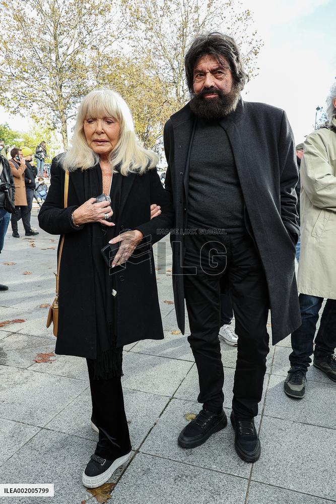 Paris Hosts A Silent March For Peace And Against The War Between Israel And Hamas