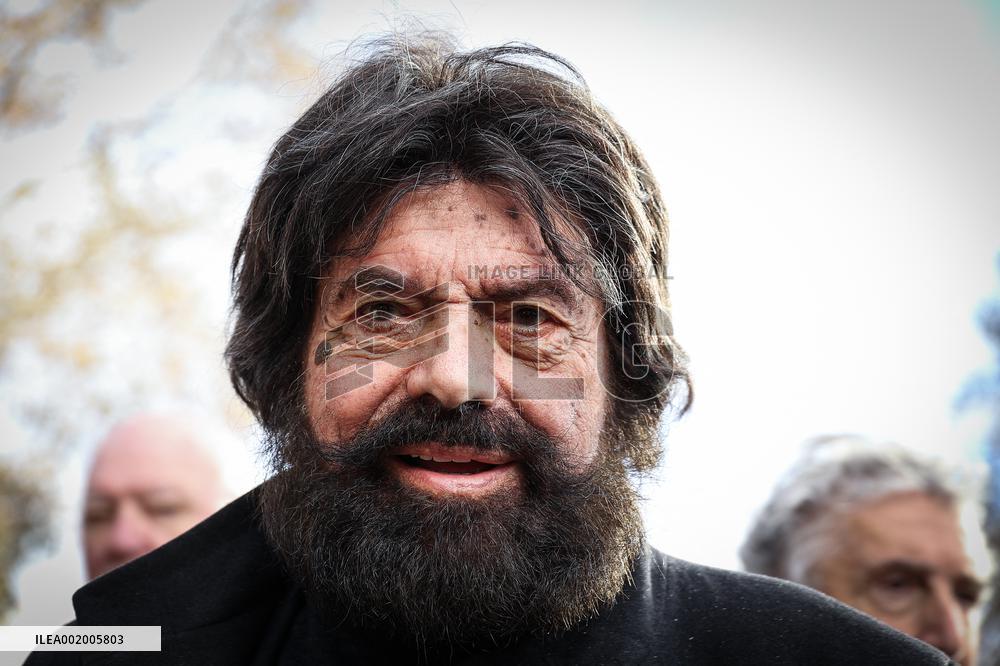 Paris Hosts A Silent March For Peace And Against The War Between Israel And Hamas