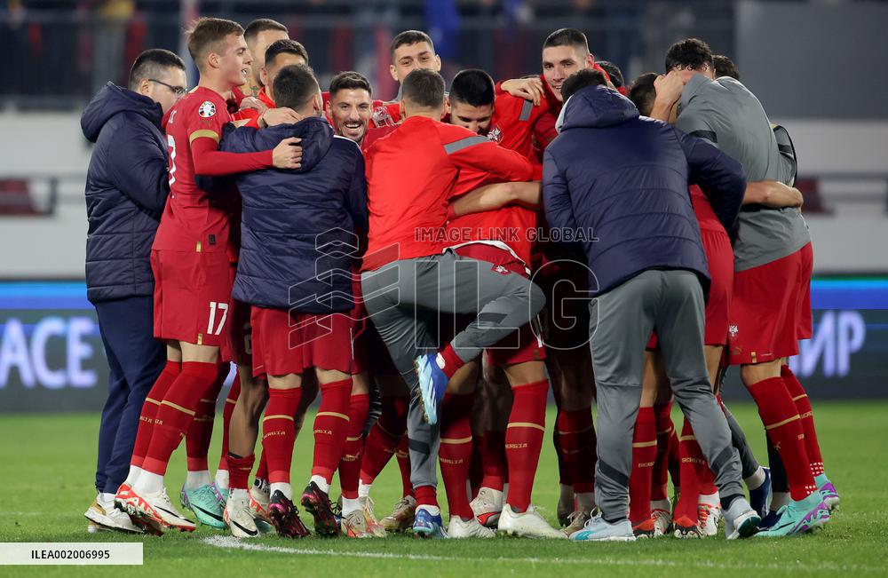 (SP)SERBIA-LESKOVAC-UEFA EURO 2024 QUALIFICATIONS-SERBIA VS BULGARIA