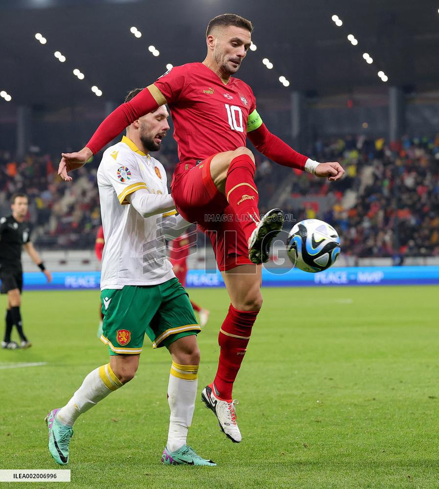 (SP)SERBIA-LESKOVAC-UEFA EURO 2024 QUALIFICATIONS-SERBIA VS BULGARIA