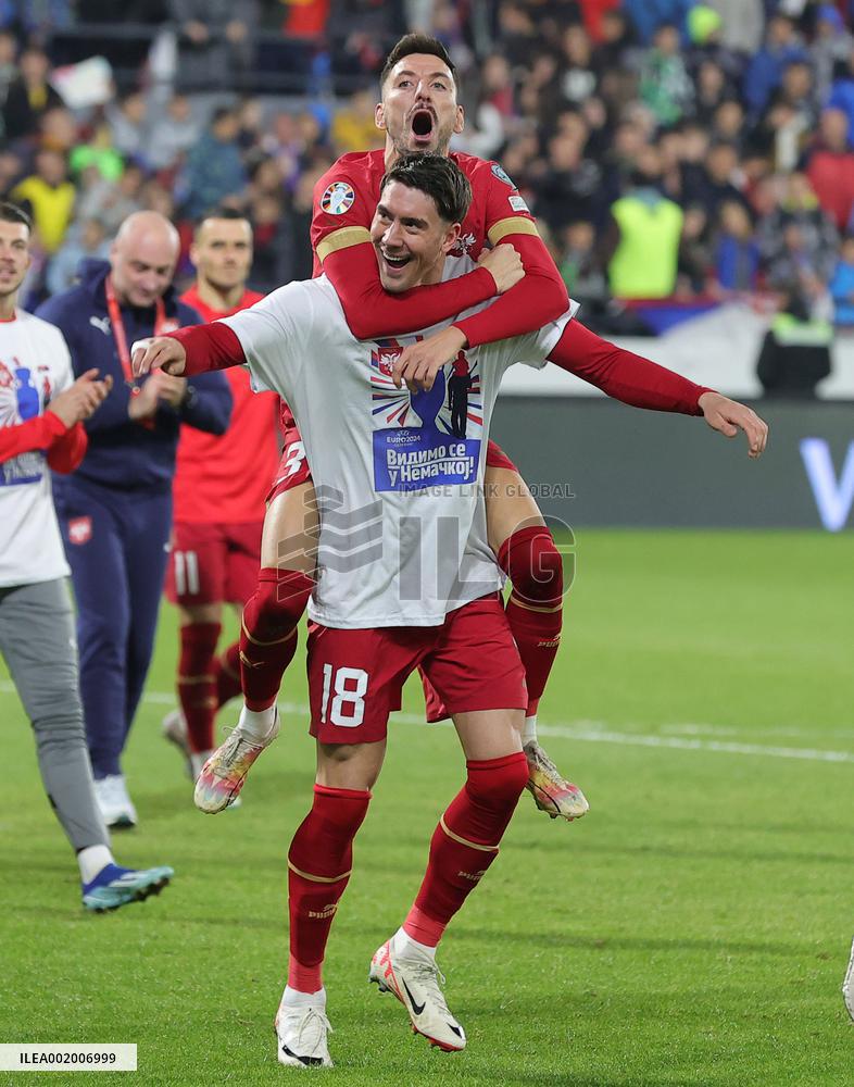 (SP)SERBIA-LESKOVAC-UEFA EURO 2024 QUALIFICATIONS-SERBIA VS BULGARIA