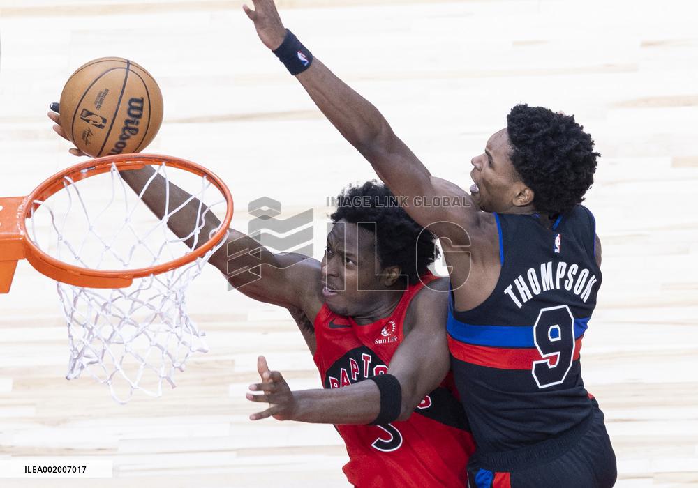 (SP)CANADA-TORONTO-NBA-PISTONS VS RAPTORS