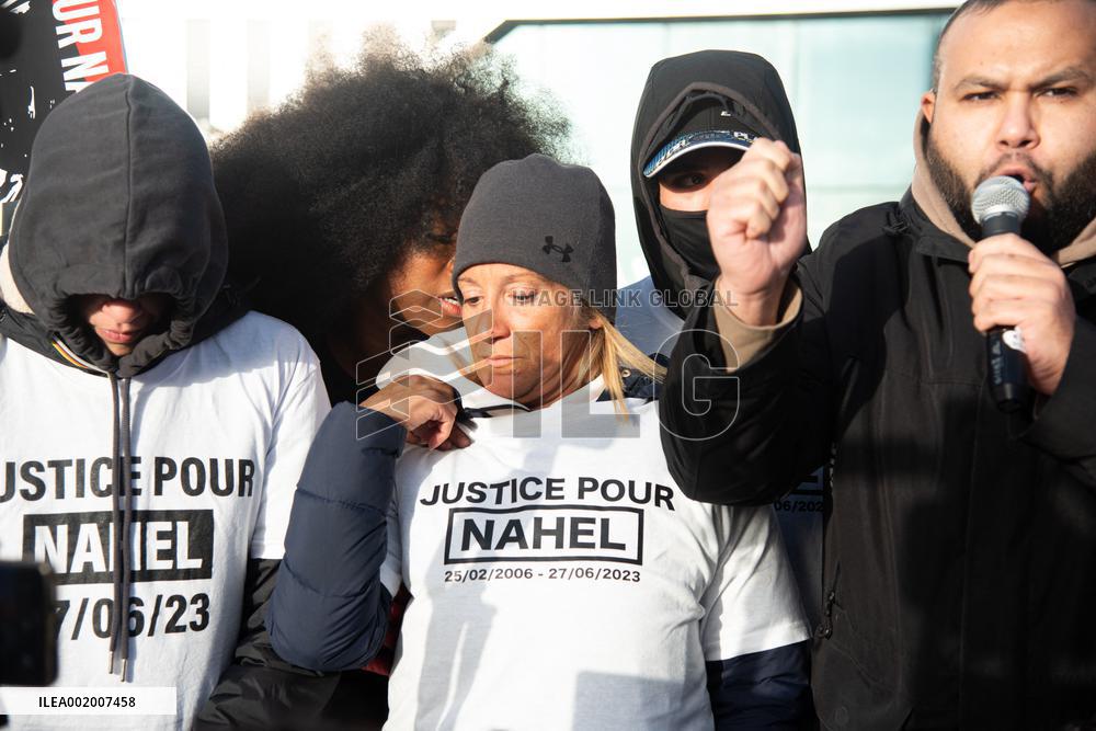 Protest Against The Release Of The Policeman Who Killed Nahel - Nanterre