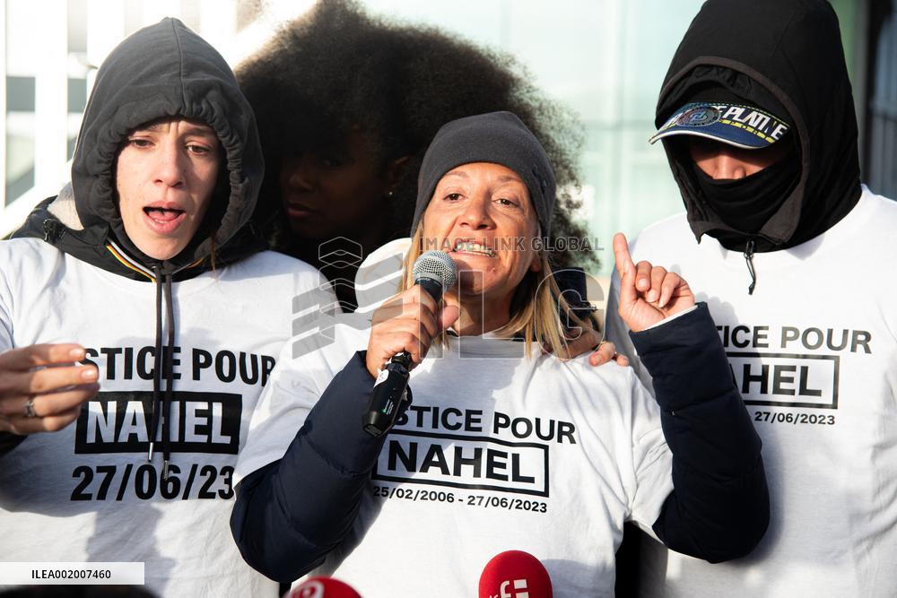 Protest Against The Release Of The Policeman Who Killed Nahel - Nanterre