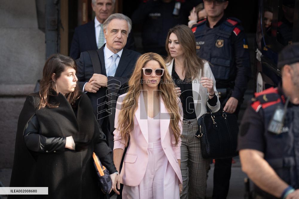 Shakira Stands Trial For Alleged Tax Fraud - Barcelona