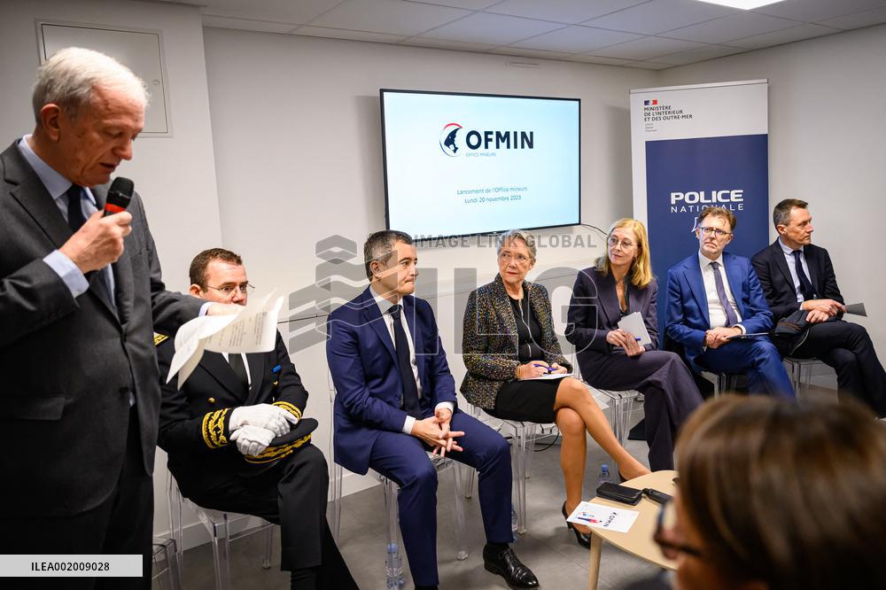 Ministerial Visit To OFMIN - Paris