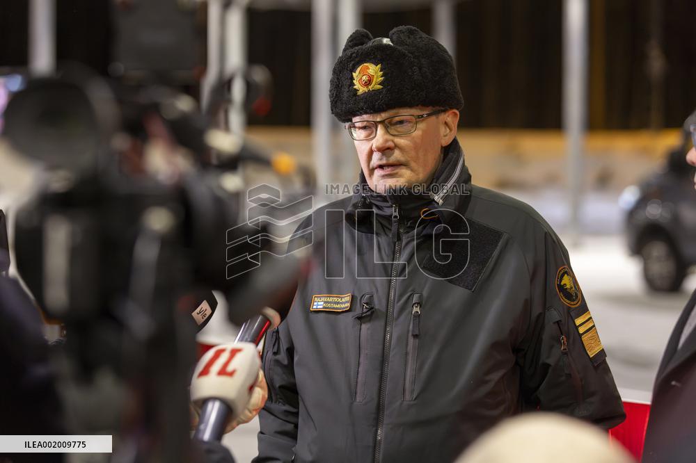 Finnish Prime Minister visits the Vartius border crossing station