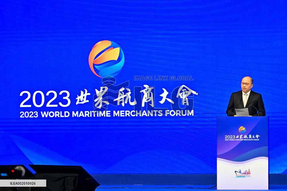 CHINA-HONG KONG-MARITIME WEEK-WORLD MARITIME MERCHANTS FORUM (CN)