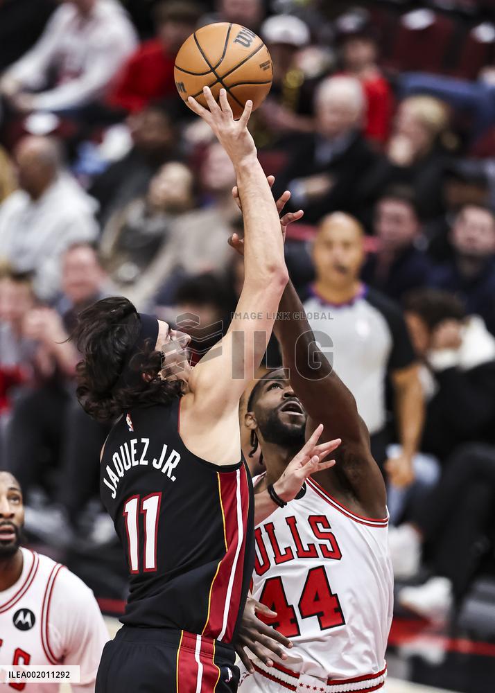 (SP)U.S.-CHICAGO-BASKETBALL-NBA-HEAT VS BULLS