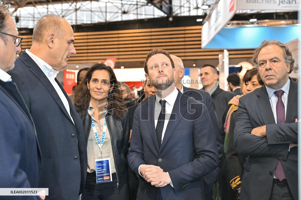 Clement Beaune Visits Solutrans Exhibition - Lyon