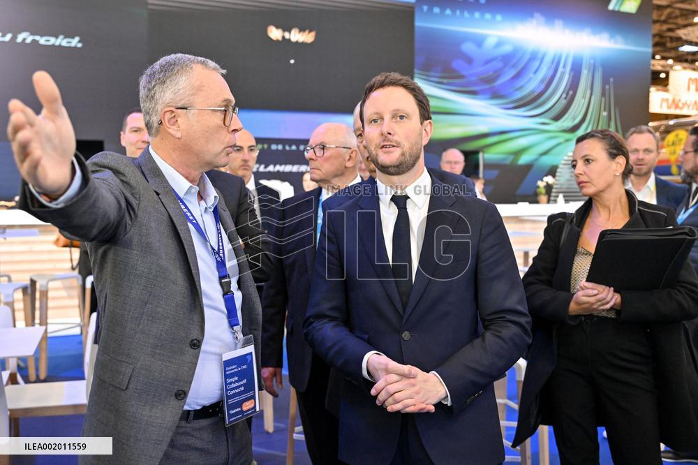 Clement Beaune Visits Solutrans Exhibition - Lyon
