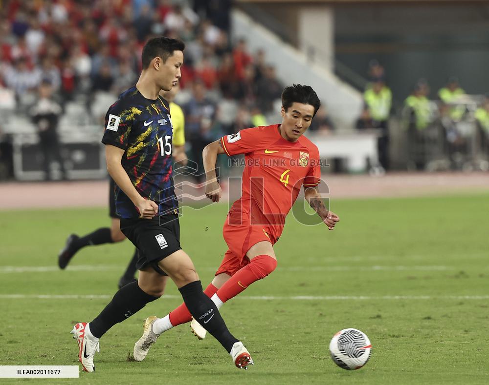 (SP)CHINA-GUANGDONG-SHENZHEN-FOOTBALL-2026 FIFA WORLD CUP ASIAN QUALIFIER-GROUP C-CHN VS KOR(CN)