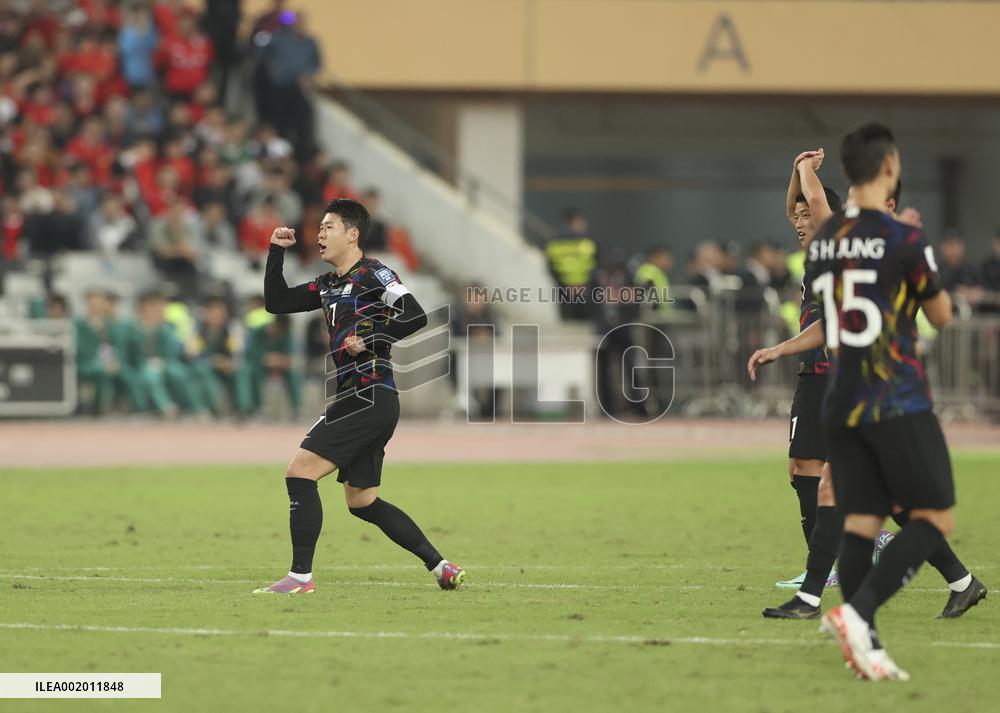 (SP)CHINA-GUANGDONG-SHENZHEN-FOOTBALL-2026 FIFA WORLD CUP ASIAN QUALIFIER-GROUP C-CHN VS KOR(CN)