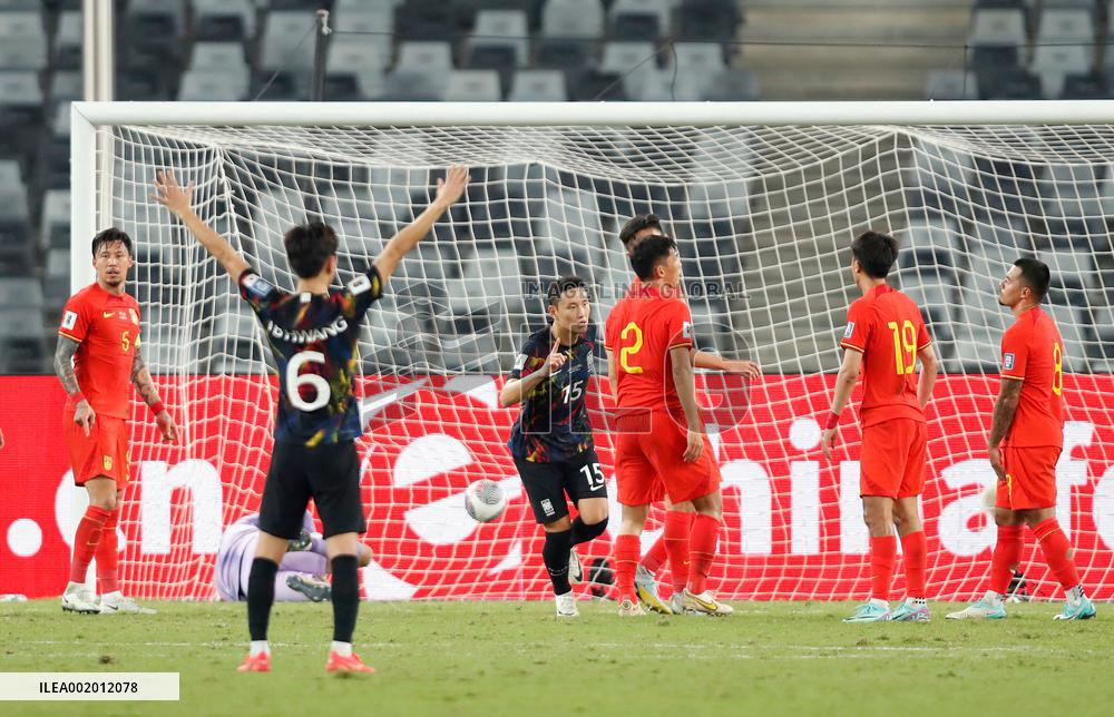 (SP)CHINA-GUANGDONG-SHENZHEN-FOOTBALL-2026 FIFA WORLD CUP ASIAN QUALIFIER-GROUP C-CHN VS KOR(CN)