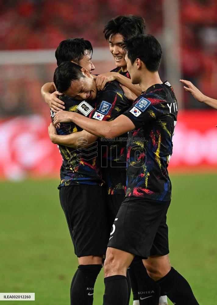 (SP)CHINA-GUANGDONG-SHENZHEN-FOOTBALL-2026 FIFA WORLD CUP ASIAN QUALIFIER-GROUP C-CHN VS KOR(CN)
