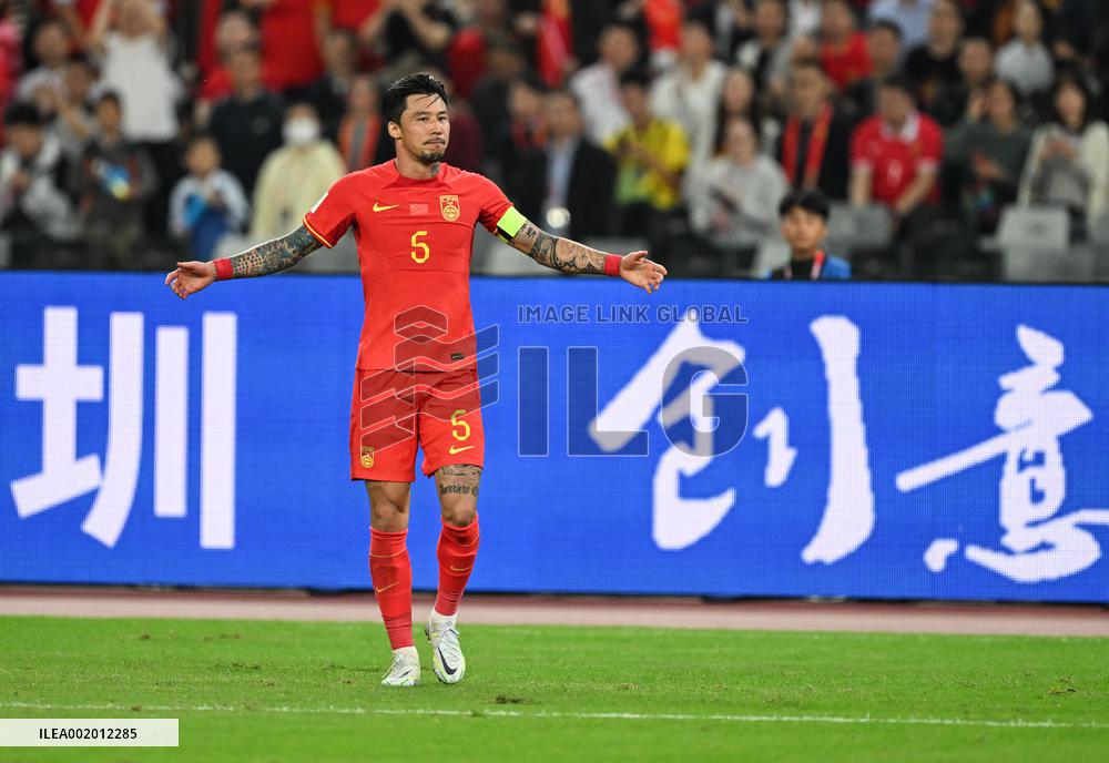 (SP)CHINA-GUANGDONG-SHENZHEN-FOOTBALL-2026 FIFA WORLD CUP ASIAN QUALIFIER-GROUP C-CHN VS KOR(CN)