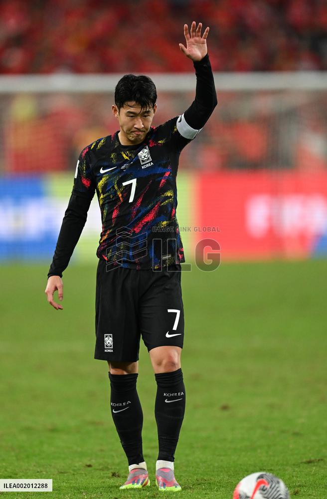 (SP)CHINA-GUANGDONG-SHENZHEN-FOOTBALL-2026 FIFA WORLD CUP ASIAN QUALIFIER-GROUP C-CHN VS KOR(CN)