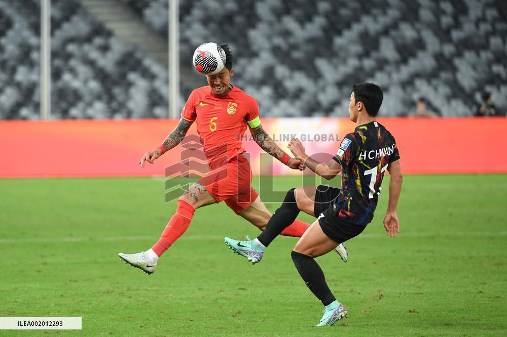 (SP)CHINA-GUANGDONG-SHENZHEN-FOOTBALL-2026 FIFA WORLD CUP ASIAN QUALIFIER-GROUP C-CHN VS KOR(CN)