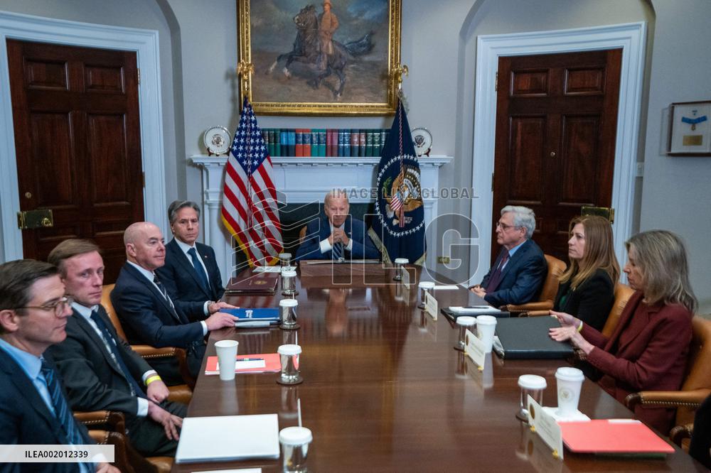 US President Joe Biden outlines efforts to counter the flow of fentanyl into the United States