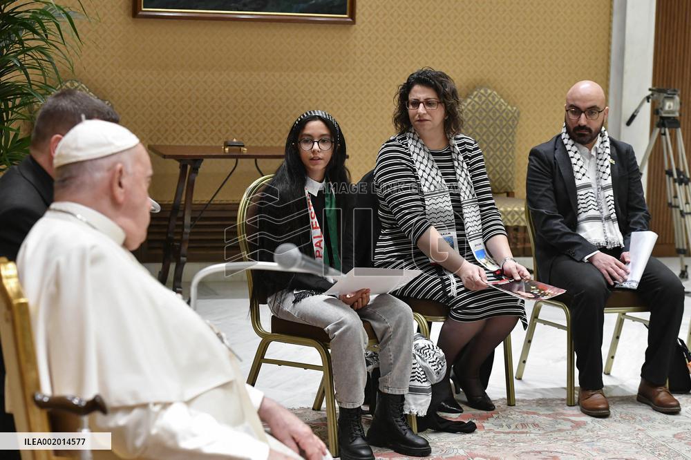 Pope Francis Meets Delegations Of Israelis And Palestinians - Vatican