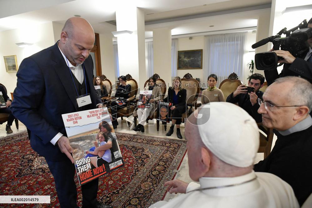 Pope Francis Meets Delegations Of Israelis And Palestinians - Vatican