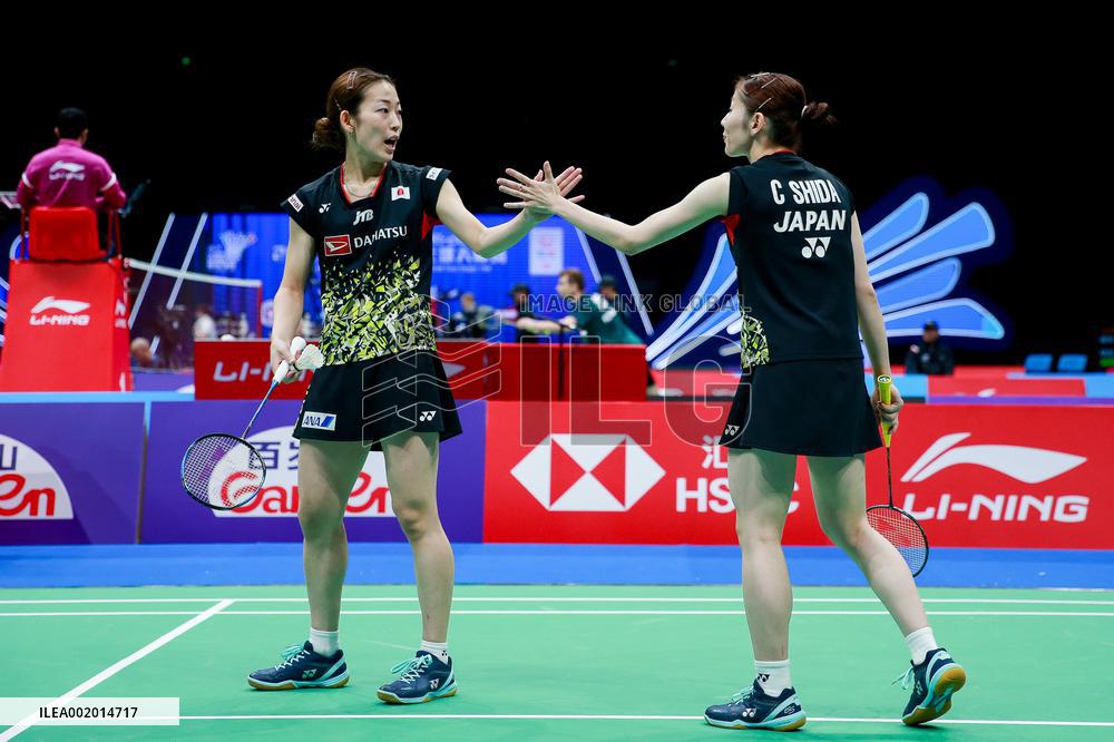 #(SP)CHINA-SHENZHEN-BADMINTON-CHINA MASTERS-WOMEN'S DOUBLES (CN)