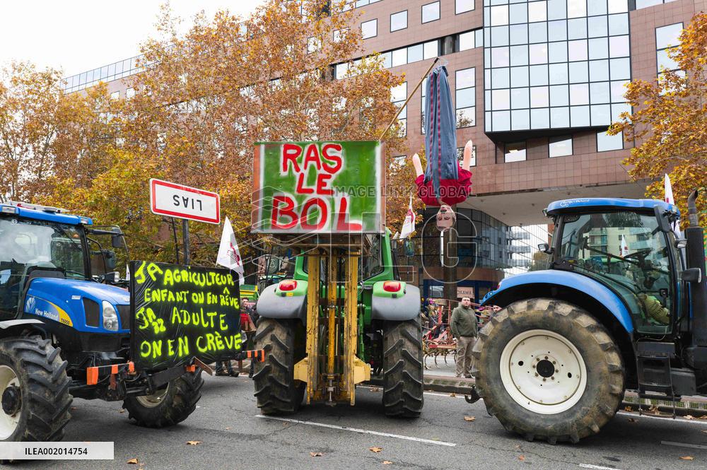 Demonstration By Young Farmers - Toulouse