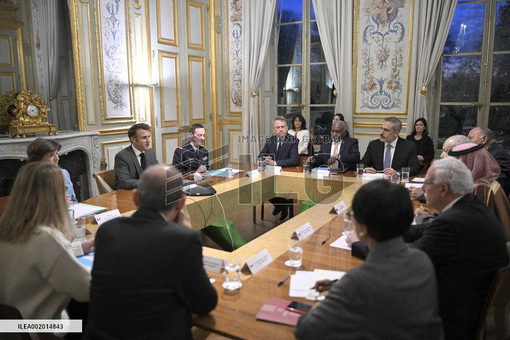 Meeting With The Arab League And OIC - Paris