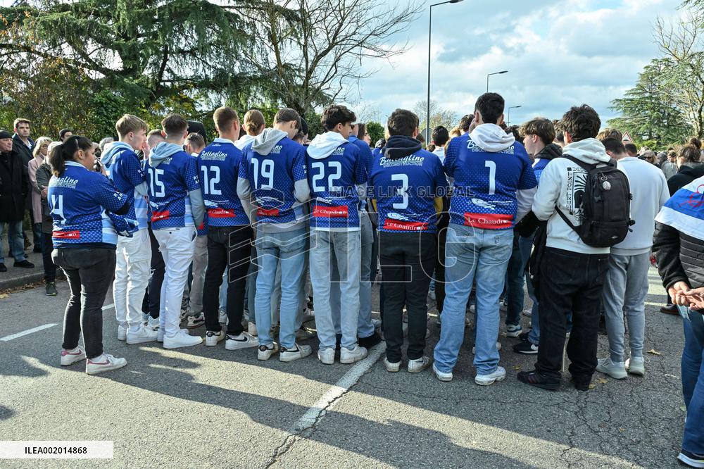 White March For Thomas In Romans-sur-Isere