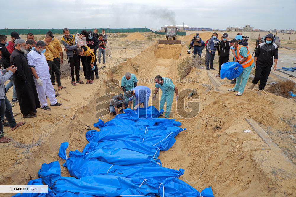 MIDEAST-GAZA-KHAN YOUNIS-PALESTINIAN-ISRAELI CONFLICT-DEATH TOLL