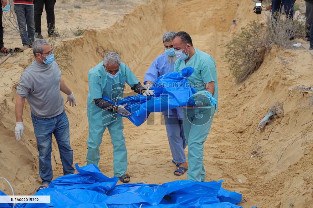 MIDEAST-GAZA-KHAN YOUNIS-PALESTINIAN-ISRAELI CONFLICT-DEATH TOLL