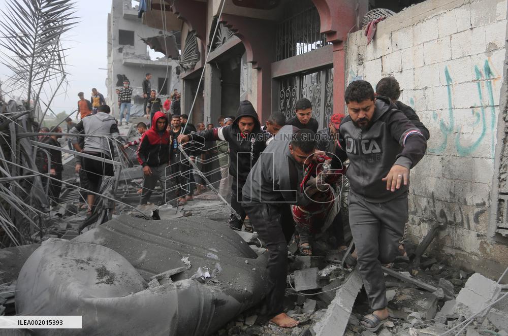 MIDEAST-GAZA-RAFAH-PALESTINIAN-ISRAELI CONFLICT-CEASE-FIRE