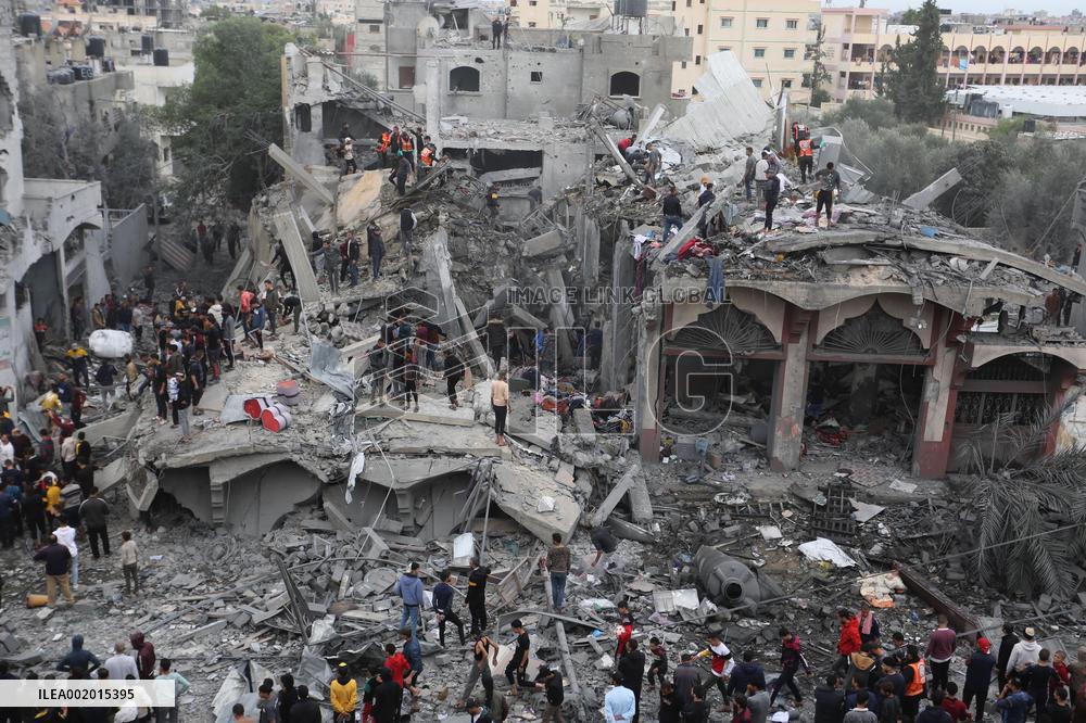 MIDEAST-GAZA-RAFAH-PALESTINIAN-ISRAELI CONFLICT-CEASE-FIRE