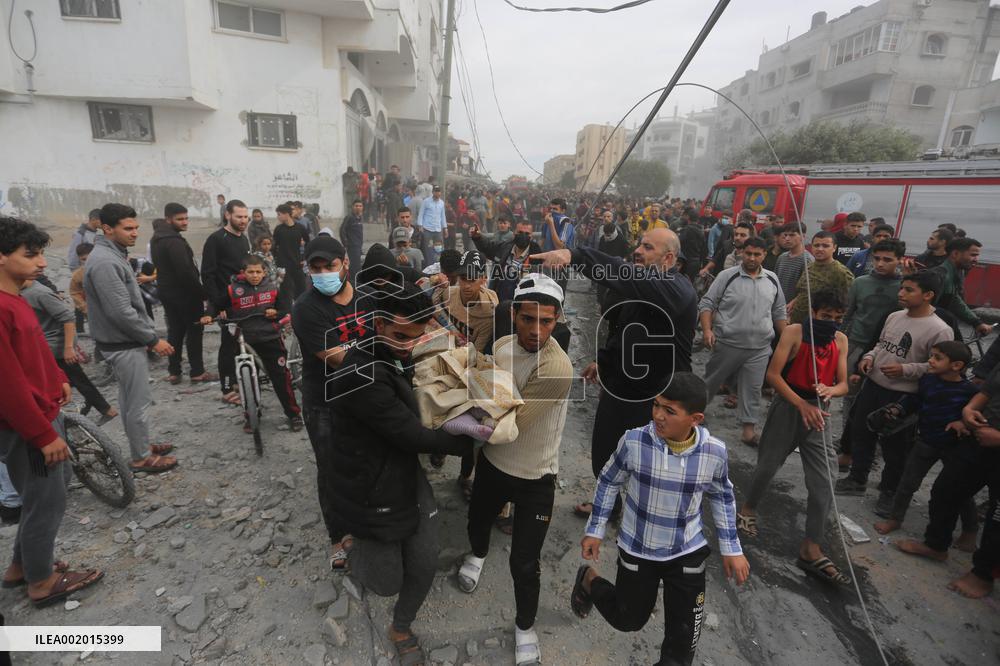 MIDEAST-GAZA-RAFAH-PALESTINIAN-ISRAELI CONFLICT-CEASE-FIRE